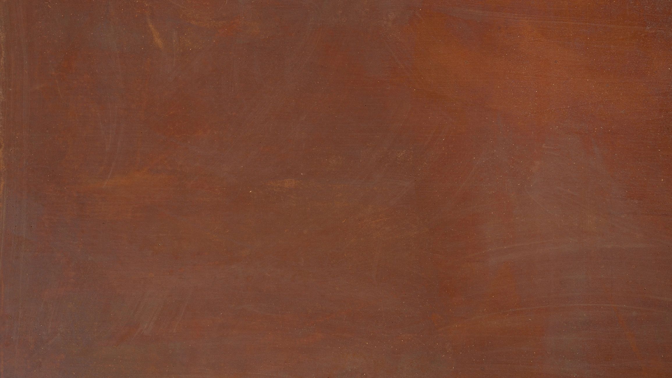 Superfície de aço Corten com pátina natural